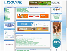 Tablet Screenshot of lexpark.de